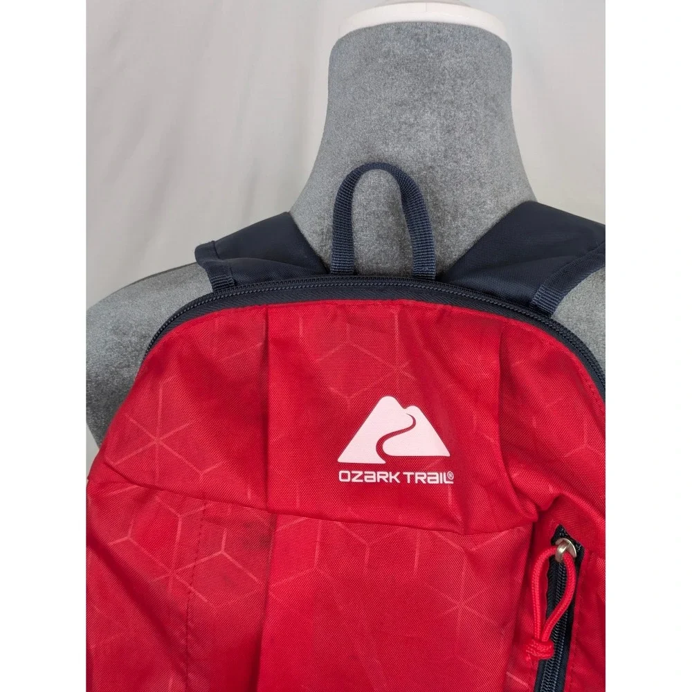 Ozark Trail 10L Day Pack Backpack Red Black Hiking School Travel Lightweight